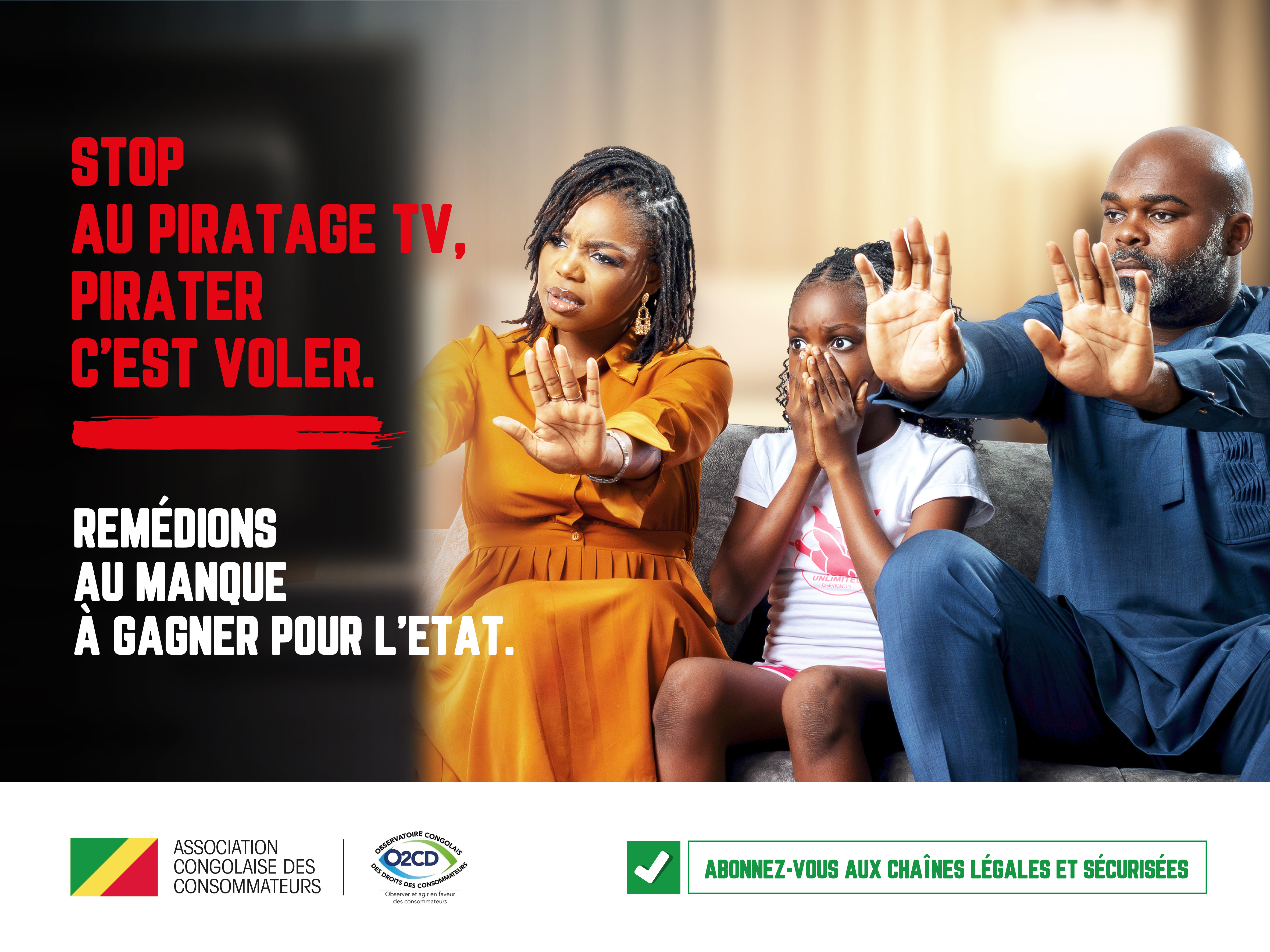 Campagne Antipiratage - ACC et O2CD by Seven Congo