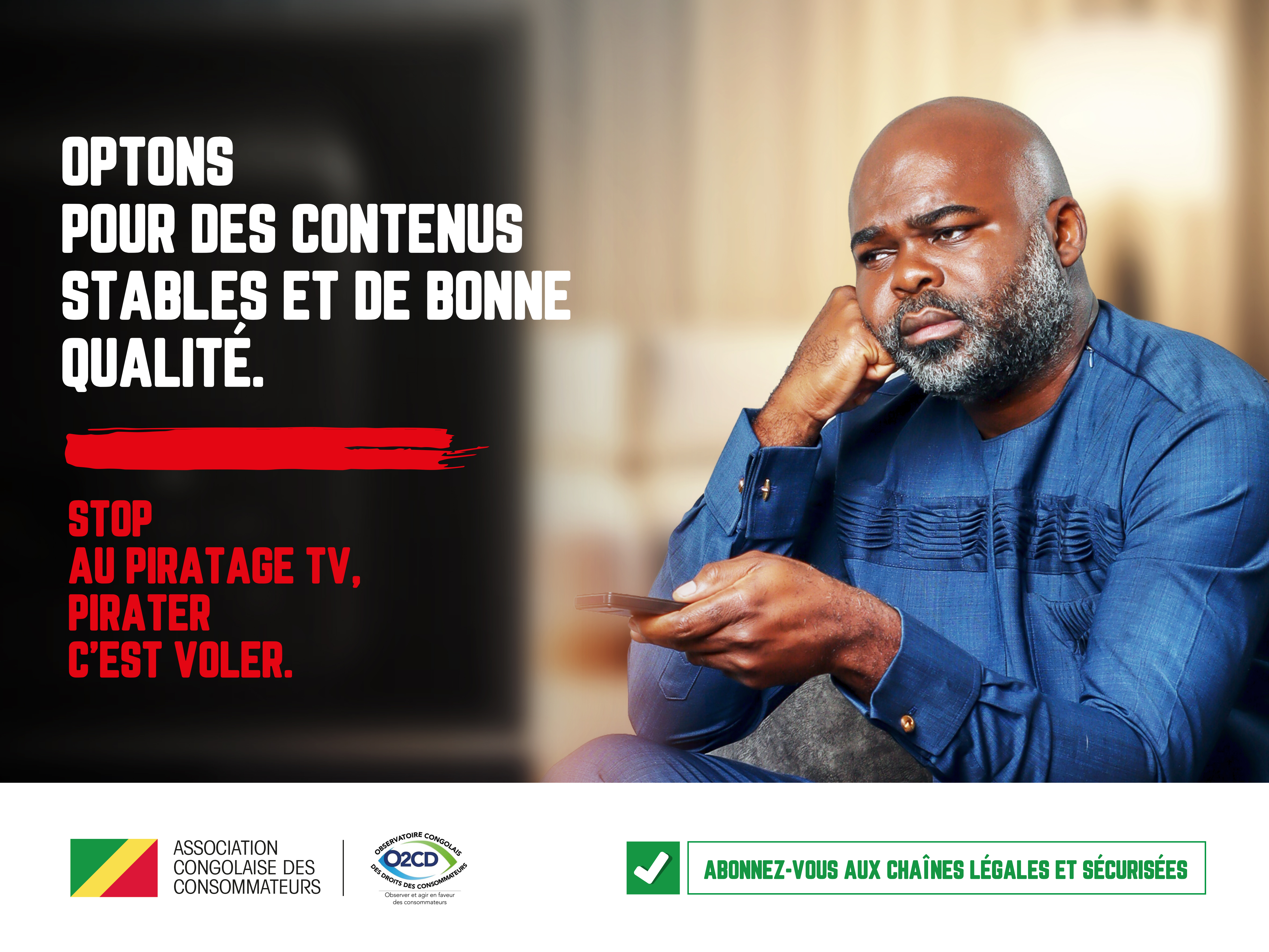 ACC et O2CD Campagne Antipiratage - Seven Congo