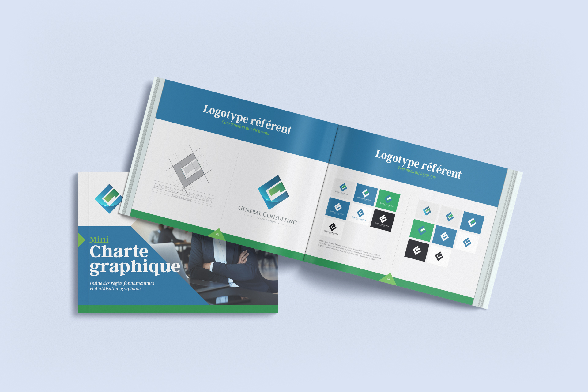 GENERAL CONSULTING Création logotype - Seven Congo