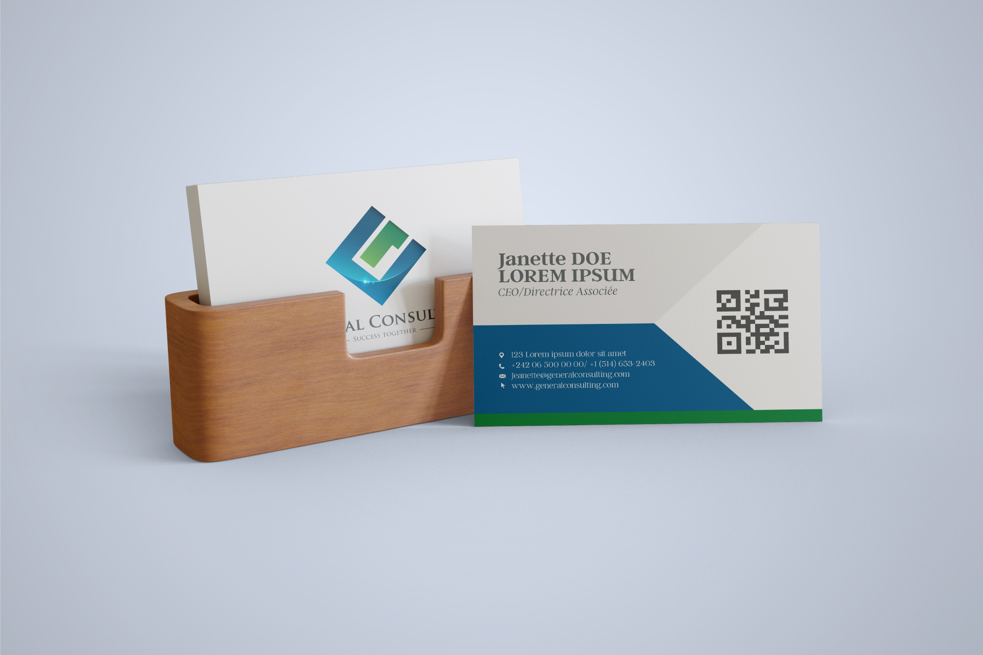 GENERAL CONSULTING Création logotype - Seven Congo