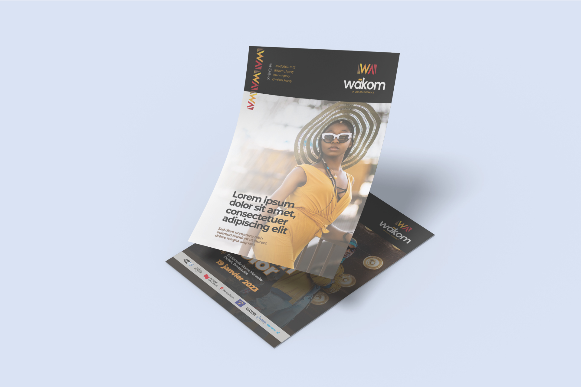 WAKOM Création logotype - Seven Congo