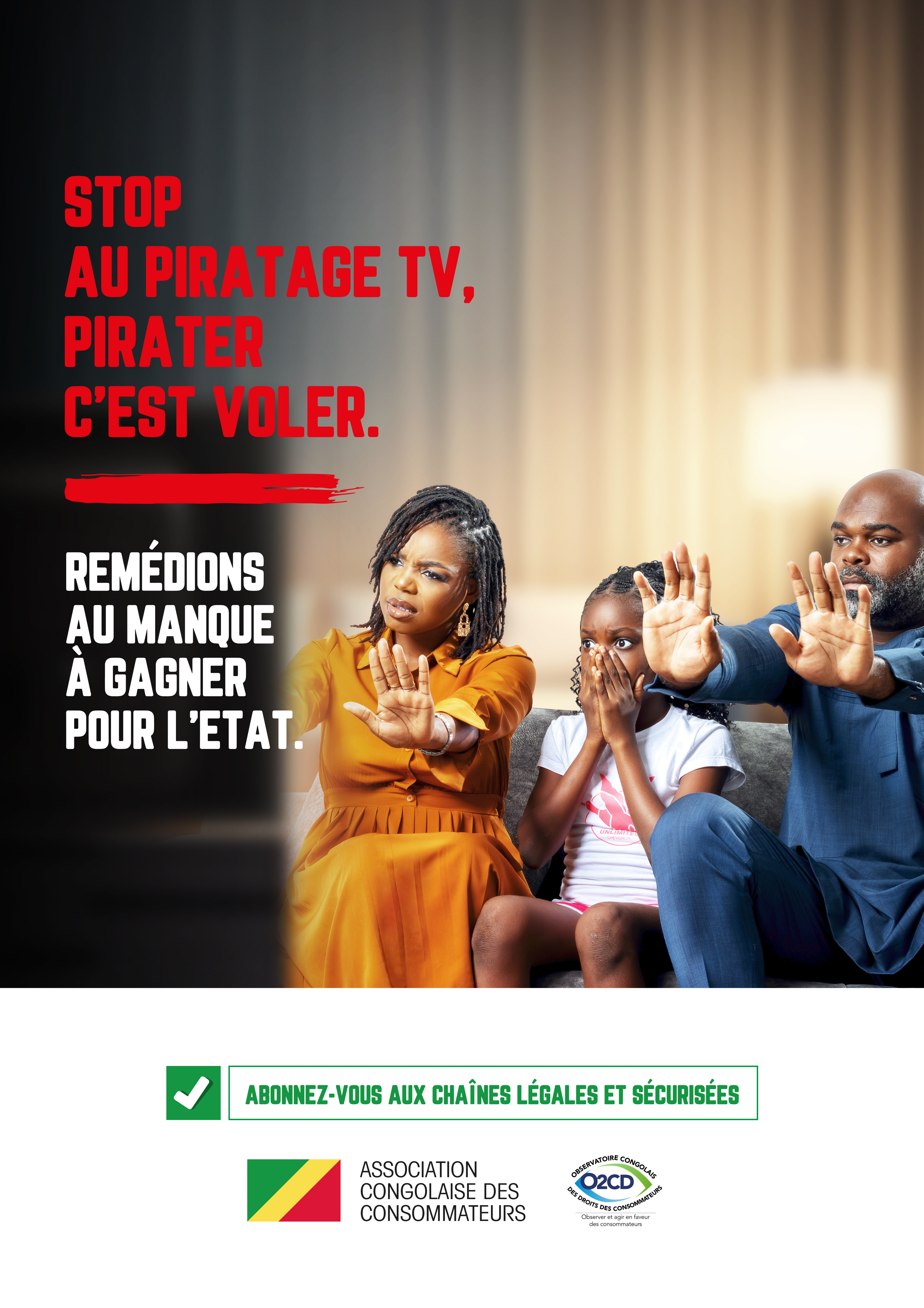 ACC et O2CD Campagne Antipiratage - Seven Congo