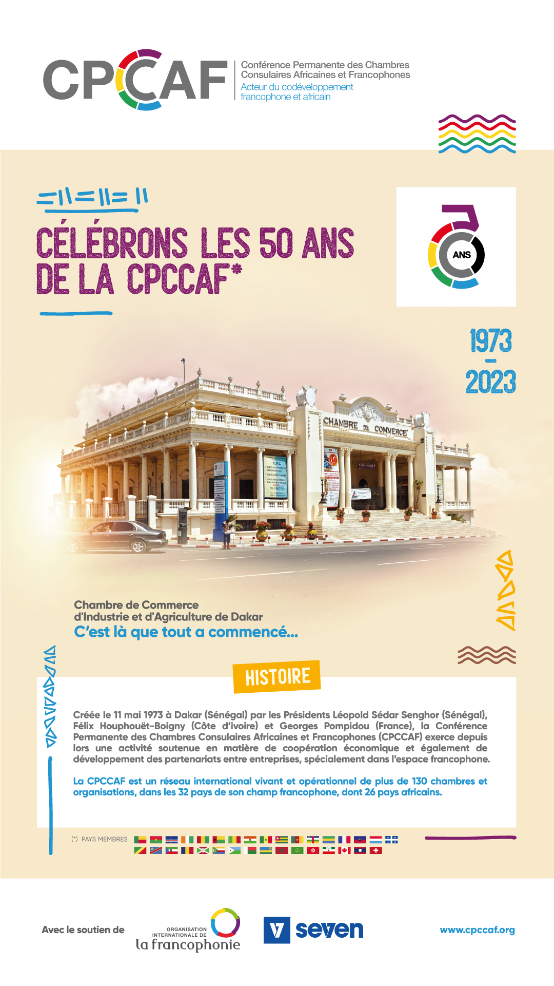 CPCCAF Cinquantenaire CPCCAF - Seven Congo